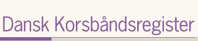 Dansk Korsb&aring;ndsregister